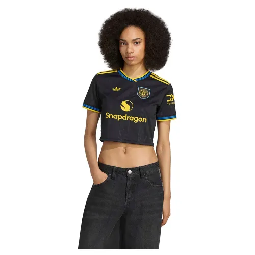 아디다스 Manchester United 25/26 Cropped Third 여성 반팔 티셔츠 5142157172