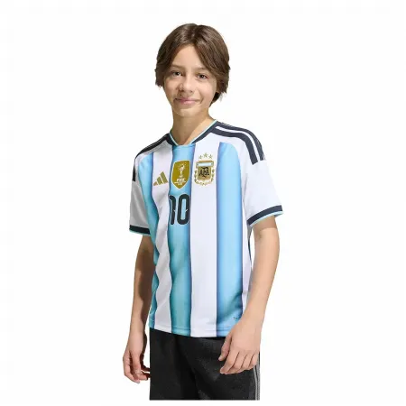 아디다스 아르헨티나 26/27 메시 레플리카 홈 주니어 반팔 티셔츠 5142649371