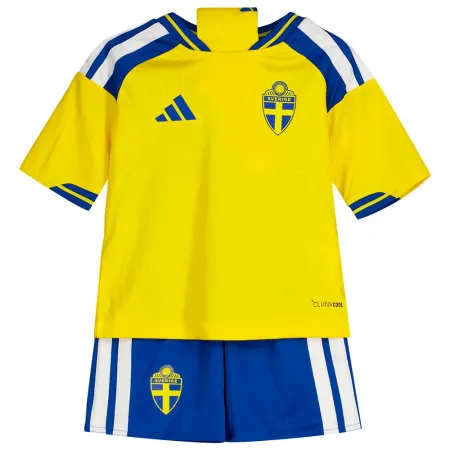 아디다스 스웨덴 26/27 홈 반팔 주니어 세트 5142649622