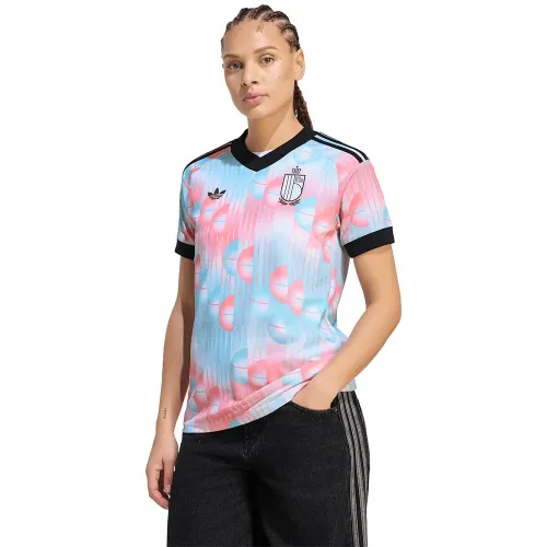아디다스 벨기에 26/27 어웨이 여성 반팔 티셔츠 5142680697