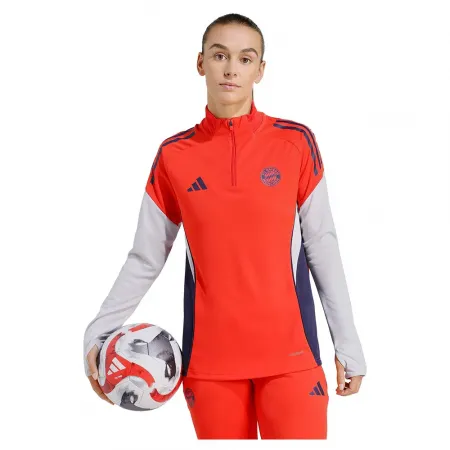 아디다스 FC 바이에른 무니치 25/26 티로 컴퍼티션 훈련 여성용 하프 지퍼 스웨트셔츠 5142681162