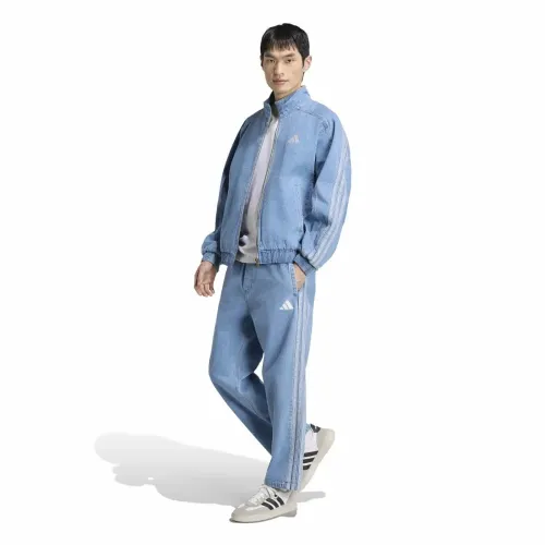 아디다스 Stadiun 레귤러 Fit Denim Full Length Open Hem 운동복 바지 5143176746