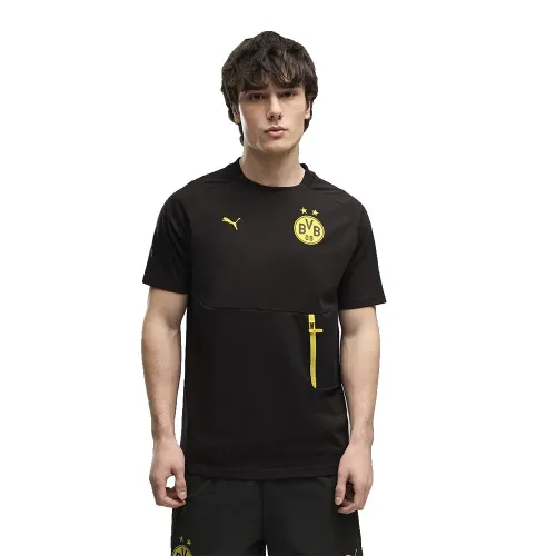 푸마 BVB 보루시아 도르트문트 26/27 Tech Pocket 여행 반팔 티셔츠 5143193983