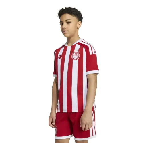 아디다스 Olympiacos 26/27 저지 홈 주니어 반팔 티셔츠 5143230536