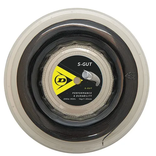 던롭 S Gut 200 m 테니스 릴 스트링 6137061164
