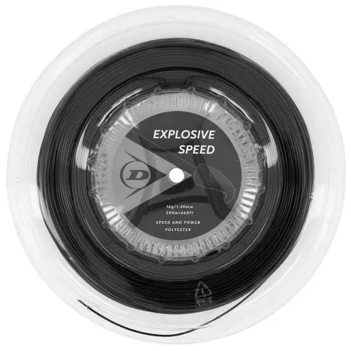 던롭 Explosive Speed Polyester 200 m 테니스 릴 스트링 6137959897