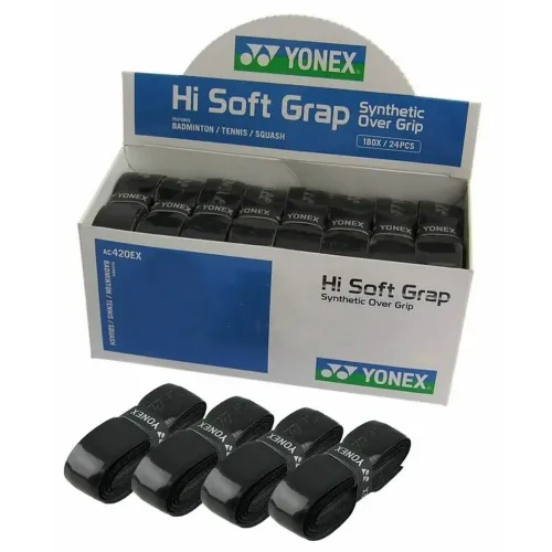 요넥스 Hi Soft Grap 테니스 오버그립 24 팩 6139001465