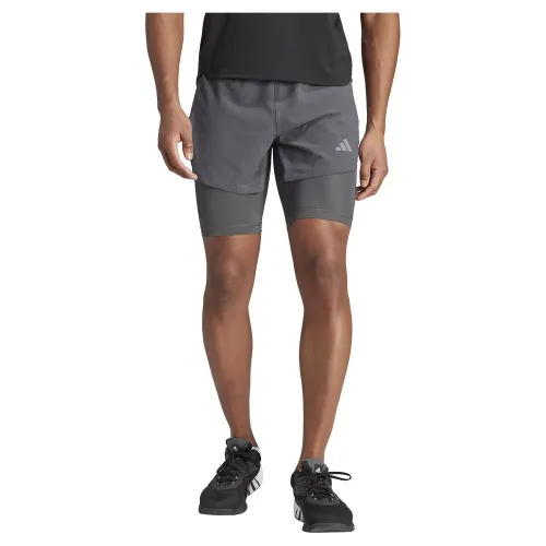 아디다스 Heat.Rdy Hiit Elevated 투인원 반바지 6139924781