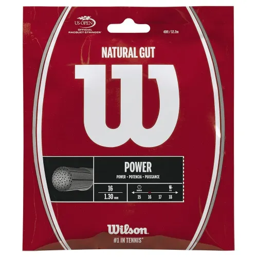 윌슨 Natural Gut 16 12.2 m 테니스 거트 6140434248