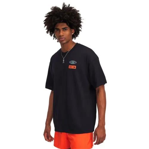 언더아머 헤비웨이트 Hoops Mix Tape 반팔 티셔츠 6141474718