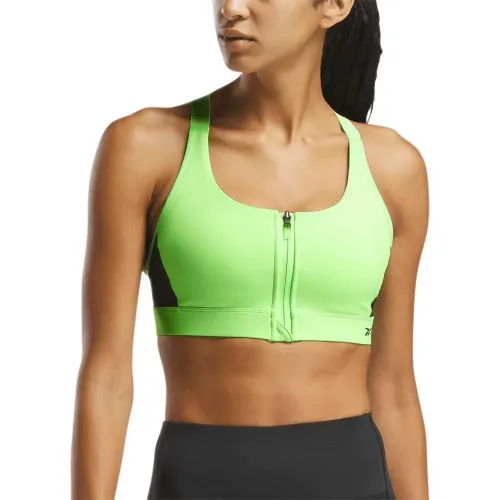 리복 Lux Zip 하이 임팩트 스포츠 브라 6141493288