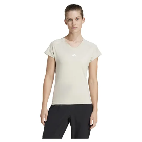 아디다스 Aeroready Train Essentials Minimal Branding V-Neck 반팔 티셔츠 6141515647