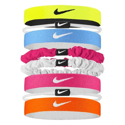 나이키 Flex Classic Mixed 헤어 밴드 8 팩 6141564306