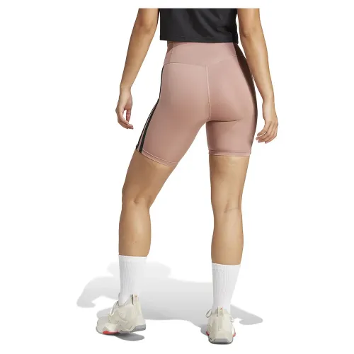 아디다스 Optime Essentials 3 Stripes 7in 짧은 레깅스 6141567041