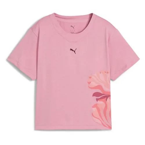 푸마 Floral Ribbon Fashion Graphic 반팔 티셔츠 6141954501