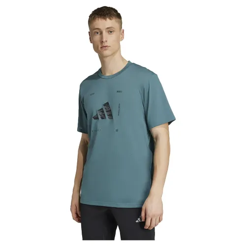 아디다스 클라이마쿨 트레이닝 Camo Logo Graphic 반팔 티셔츠 6142116969