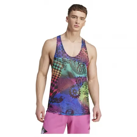 아디다스 X Jeremy Scott Pride Allover Print 나시 티셔츠 6142118333