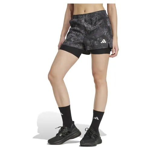 아디다스 Own The Run Spray Dye 2in1 반바지 6142157559