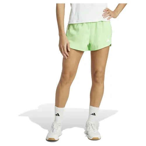 아디다스 Pacer 트레이닝 3 Stripes 우븐 High-Rise 5in 반바지 6142157564