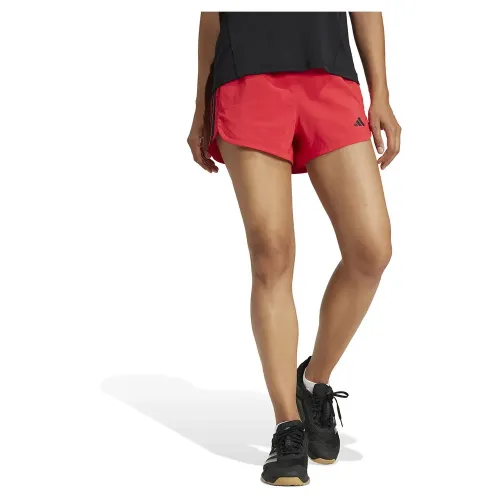 아디다스 Pacer 트레이닝 3 Stripes 우븐 High-Rise 5in 반바지 6142157656