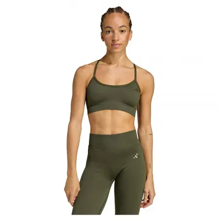 아디다스 Workout Essentials Knit 스포츠 브라 로우 임팩트 6142171138