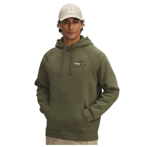 언더아머 Rival Fleece HBR Logo 후드티 6142266497