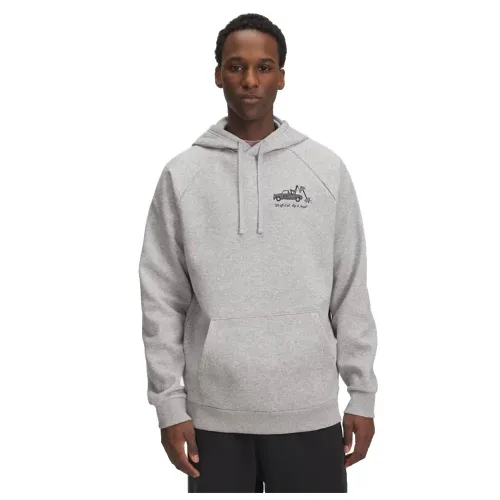 언더아머 Rival Fleece HBR Logo 후드티 6142266511