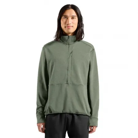 오들로 Grid 하프 지퍼 플리스 6142403713