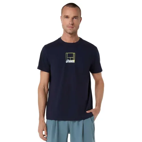 아식스 코트 코어 그래픽 반팔 티셔츠 6142631426