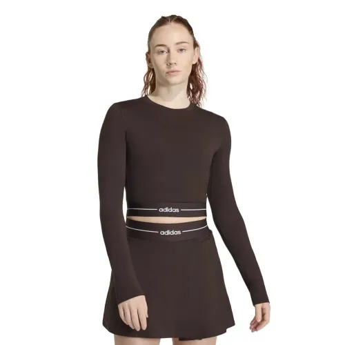 아디다스 Hyperglam Cropped 긴팔 티셔츠 6142666682