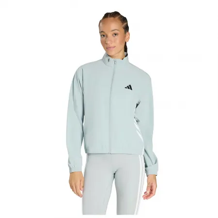 아디다스 Train Essentials 3 Stripes 우븐 Warm-Up 풀지퍼 스웨트셔츠 6142682436