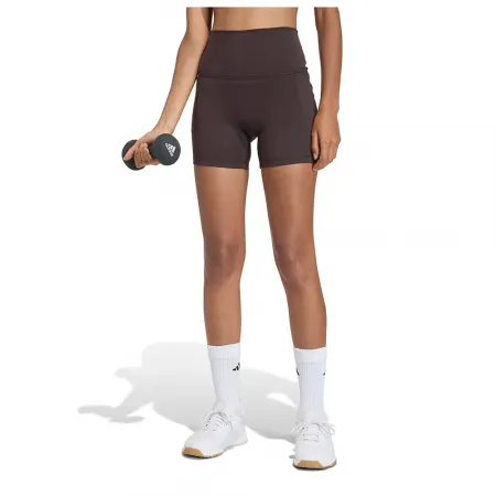 아디다스 3 Stripes Studio All Me Booty 5in 짧은 레깅스 6142695198