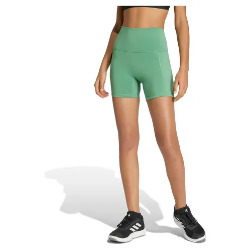 아디다스 3 Stripes Studio All Me Booty 5in 짧은 레깅스 6142695206