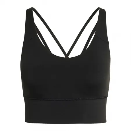 아디다스 3 Stripes Studio All Me 스포츠 브라 로우 임팩트 6142695211