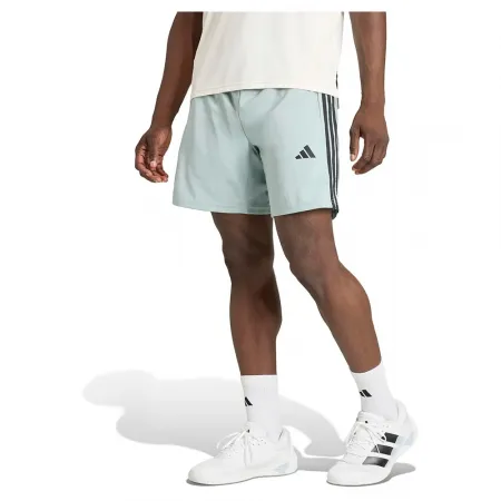 아디다스 Workout Essentials Base 3 Stripes 우븐 7in 반바지 6142697170