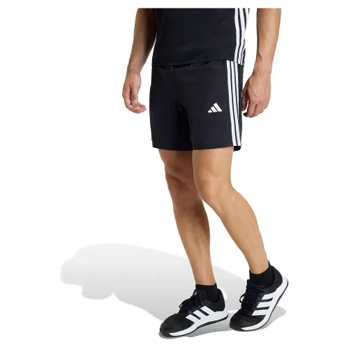 아디다스 Workout Essentials Base 3 Stripes 우븐 5in 반바지 6142697174