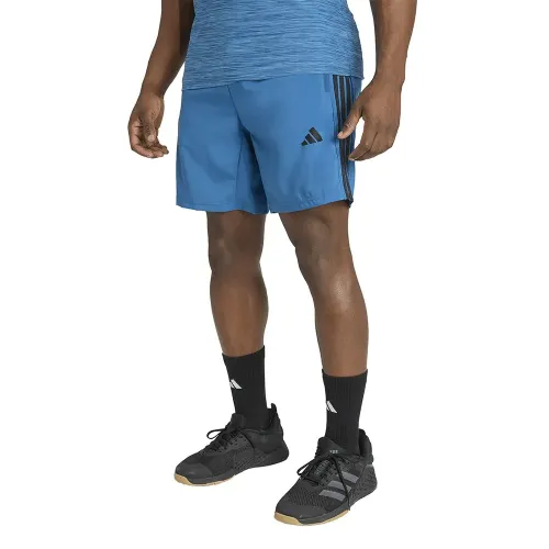 아디다스 Workout Essentials Base 3 Stripes 우븐 9in 반바지 6142697179