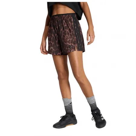 아디다스 Workout Essentials Leopard 우븐 반바지 6142697281