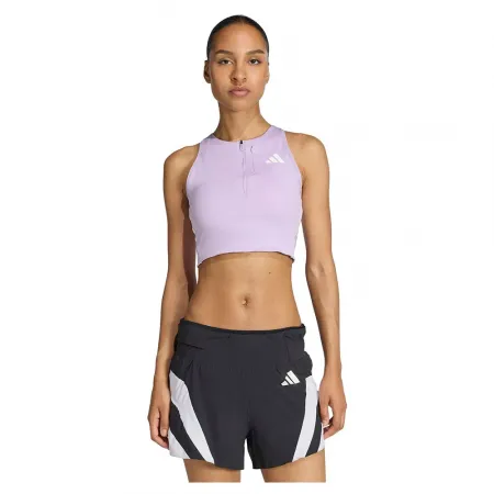 아디다스 아디제로 런닝 Gel Pocket Crop 스포츠 탑 6142711867