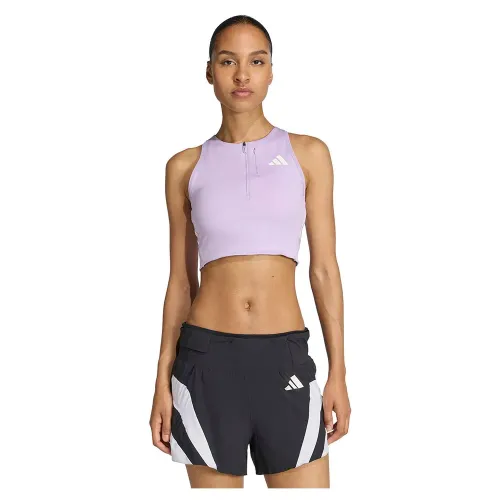 아디다스 아디제로 런닝 Gel Pocket Crop 스포츠 탑 6142711867