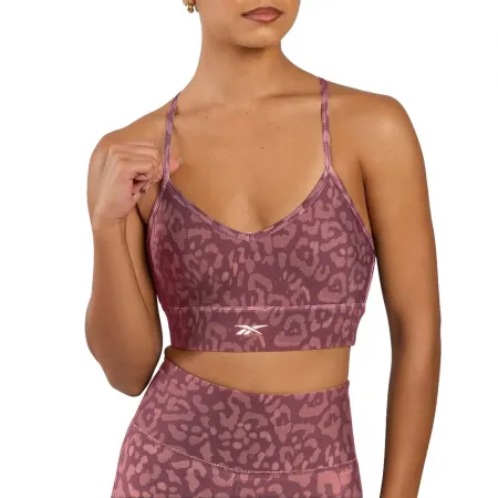 리복 프린티드 Tri-백 스포츠 브라 6142793457