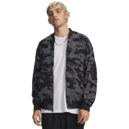 언더아머 Mesh Bomber 풀지퍼 스웨트셔츠 6142831127