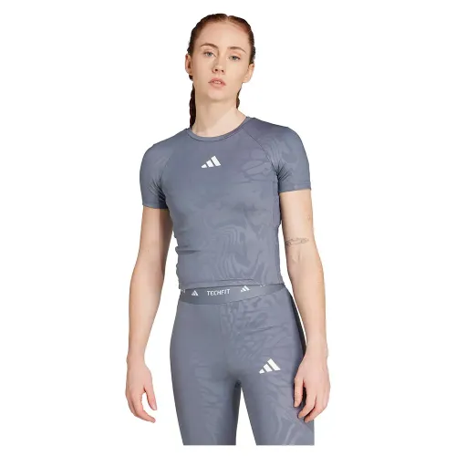 아디다스 Techfit Printed 반팔 티셔츠 6143019389