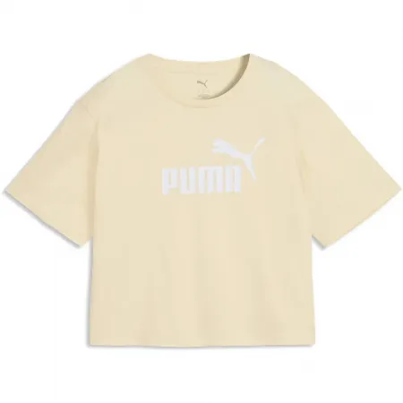 푸마 Essential Cropped Nº1 로고 Relaxed 반팔 티셔츠 6143156293