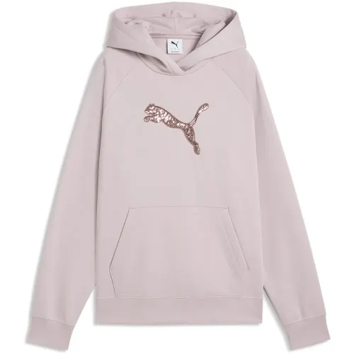 푸마 Essential Sequins Standard 후드티 6143156539