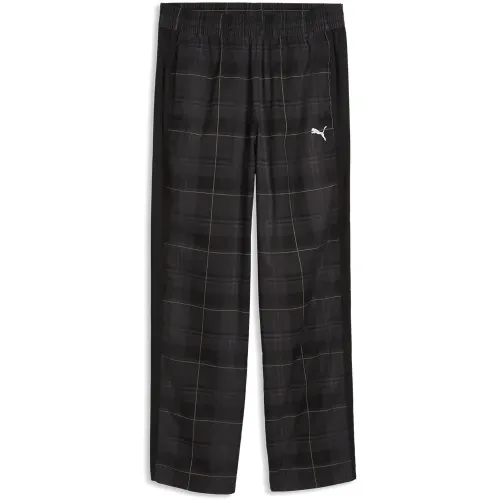 푸마 T7 Relaxed Tartan 우븐 Op 운동복 바지 6143158404
