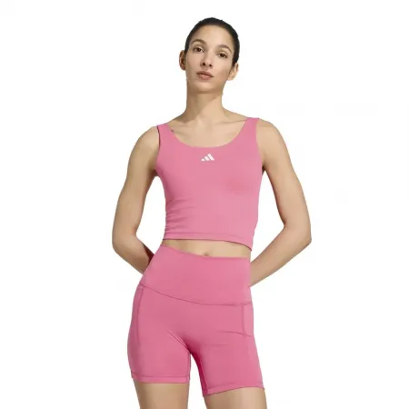 아디다스 3 Stripes Studio All Me Light Support 나시 티셔츠 6143209050
