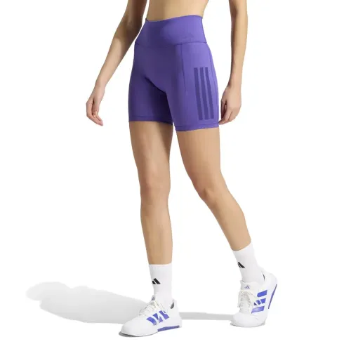 아디다스 Optime Workout 3 Stripes 7in 짧은 레깅스 6143210033