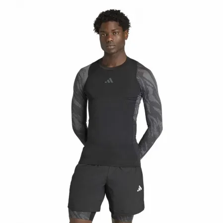아디다스 Techfit AOP 긴팔 티셔츠 6143210312