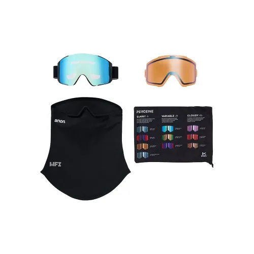 아논 Sync+Lens+MFI Face Mask Low Bridge 스키 고글 8142242480
